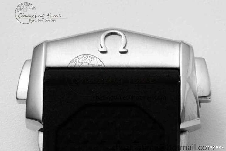 0314 ZipUp Speedmaster Racing Master SS HKF Best Edition Gray Black Dial on Black Rubber Strap A 7811